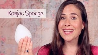 Konjac Sponge Review  All Natural Facial Sponge [upl. by Courcy]