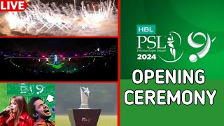 PSL FULL Opening Ceremony  HBL PSL 9  HBL2024  LIVE [upl. by Yahc]