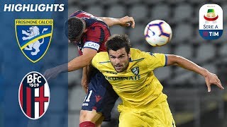 Frosinone 00 Bologna  Il Frosinone guadagna il primo punto dopo il ritorno in Serie A  Serie A [upl. by Olivie]