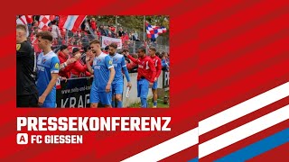 Pressekonferenz FC Gießen  TSV Steinbach Haiger 02 I Regionalliga Südwest [upl. by Valerie]