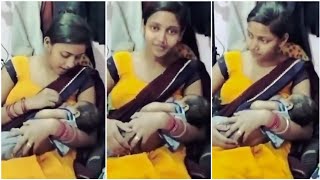 new breastfeeding vlog 2024  beautiful mom breastfeeding  desi breastfeeding vlogs viral [upl. by Adlecirg442]