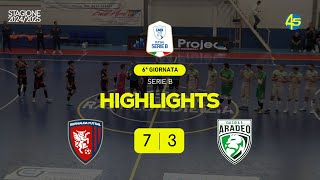 BernaldaBriconow Aradeo 73  HIGHLIGHTS  Serie B 202425 [upl. by Lafleur]