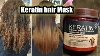 keratin hair mask how to use keratin hair mask keratin hair treatment su beauty and remedies [upl. by Anaicilef]