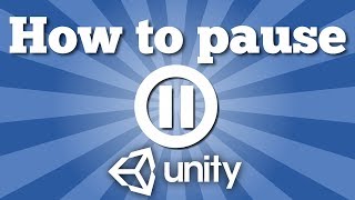 How to pause Unity game  Simple Unity 2D tutorial [upl. by Yroj703]