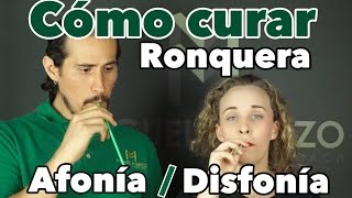 Cuida tu Voz  Cómo curar la ronquera afonía y disfonia  Consejos para Cantar [upl. by Ahsiret34]