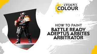 How to Paint Battle Ready Adeptus Arbites Arbitrator [upl. by Kreiner690]