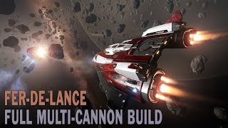 EliteDangerous FerdeLance full MultiCannon Build [upl. by Carrick]