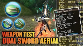 DUAL SWORD AERIAL TEST LIGHT SWORD  TORAM ONLINE [upl. by Cioban]