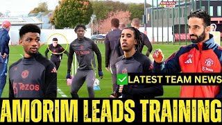 🔥💯✅AMORIMS EXPLOSIVE TRAINING SESSION PUSHES MAN UTD STARS TO THEIR LIMIT💯✅🔥 [upl. by Siloa]