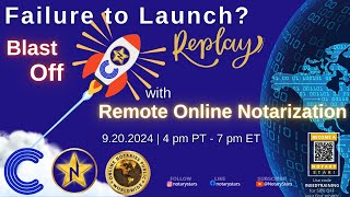 Experiencing Failure to Launch Blast off With Your Remote Online Notary Business 🚀 [upl. by Eilahtan804]