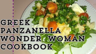 Greek Panzanella  Wonder Woman Cookbook [upl. by Cottle]