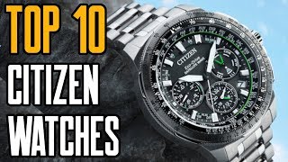 Best Citizen Watch 2019  Top 10 Citizen Watches 2019 [upl. by Harutak]