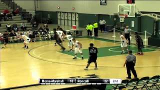 Boys Basketball Milwaukee MorseMarshall vs Manitowoc Fresh Coast Basketball Classic [upl. by Ecniv312]