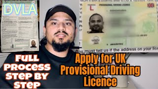 How to apply UK Provisional Driving Licence🇬🇧 [upl. by Ecille676]