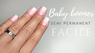 TUTO  BABYBOOMER SEMI PERMANENT FACILE [upl. by Raeann]