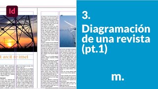 3 Diagramación de una revista parte 1  Adobe InDesign [upl. by Mahgirb]