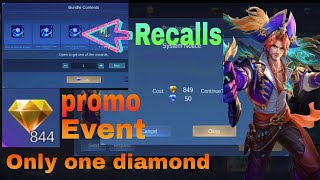 Cara Mendapatkan Recall Tas Tas Fire Crown  Mobile Legends [upl. by Creath]