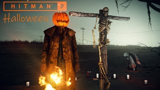 SPOOKY Halloween Escalation HITMAN 2  The Mills Reverie  Walkthrough [upl. by Atiroc]