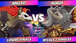 LMM Miami 2024 LOSERS FINALS  Nogh Loxodont Vs MkLeo Forsburn Rivals of Aether 2  RoA2 [upl. by Eusebio]