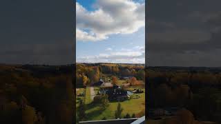 Birds eye view estonia tower autumn travel skyhigh vibes free discover newplaces [upl. by Kciregor357]