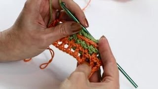 How to Make Interlocking Crochet Stitches  Crochet Stitches [upl. by Targett95]