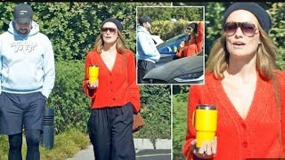 Olivia Wilde and Jason Sudeikis Reunite in LA Four Years After Calling Off Their Engagement [upl. by Earased]