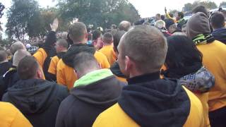 Hooligans von Dynamo Dresden im Anmarsch nach ZDF Poschmanns MeinungKrawalle [upl. by Lauder]