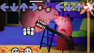 scary Peppa Pig Horror Splater in FNF muddy puddles Part 2 [upl. by Adlen]