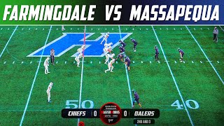 Farmingdale vs Massapequa  Nassau County Championship Varsity Football [upl. by Akirea547]