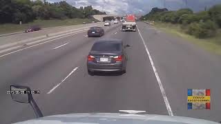 Solidarité entre routiers face à un conducteur emmerdeur [upl. by Hitt843]