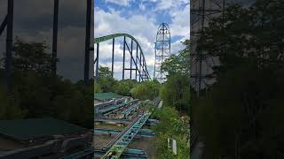 The Worlds Tallest Roller Coaster has closed forever RIP Kingda ka 20052024 🎢🐅kingdaka sixflags [upl. by Ahsiekel]