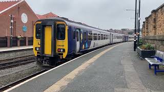 Train leaving Whitby for Hexham 18 August 2023 [upl. by Brunn291]