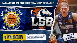 BASQUETE AO VIVO – Farma Conde São José x Liga Sorocabana  Campeonato Paulista  2ª Rodada [upl. by Eugatnom]