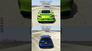 GTA 5 ONLINE  RHINEHART VS SCHLAGEN GT  DRAG RACE [upl. by Bridwell]