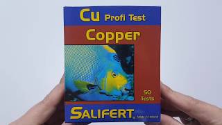 Aquaplantsonline  Unboxing Salifert Copper Cu test [upl. by Eioj]