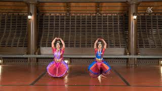 Sankara Sri Giri  Devika amp Nandika Ajith  Bharatanatyam Dance at Sankara Krupa Coimbatore [upl. by Alger]