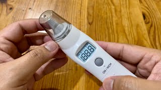 Omron MC523 Infrared Ear Thermometer Unboxing [upl. by Wehrle]