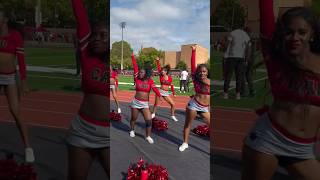 Clark Atlanta University Cheer ❤️🖤🩶🤍🐆🐆🐆 [upl. by Einal]