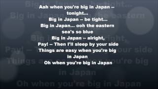 Alphaville  Big in japan Lyrics [upl. by Tennes812]