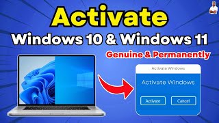 How to ACTIVATE Windows 10 and Windows 11 Permanently amp Genuinely [upl. by Ethyl]