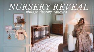 NURSERY REVEAL  vintage dreamy amp collected 🤎🧸 [upl. by Galina930]