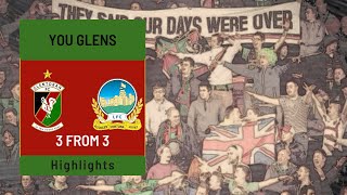 Glentoran Vs Linfield 3 From 3 Highlights [upl. by Ynnam]