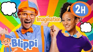 Southern California Childrens Museum  Blippi  Educational Kids Videos  Moonbug Kids [upl. by Adrea201]