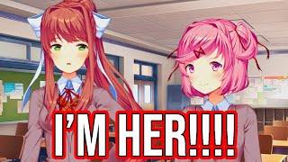 Natsuki is Monika  DDLC MOD  Switched Out FULL [upl. by Aicertal]