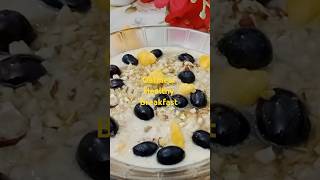 Good Morning with Healthy Oatmeal  Breakfast Ideas shorts foodbreakfast [upl. by Ardeth118]