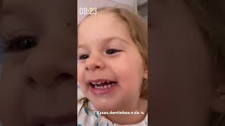 Que fofinha gnt Floflô 🪥 escovando os dentes sozinha 🤩🥰✅ youtubeshorts virginiafonseca feedshorts [upl. by Lowry]