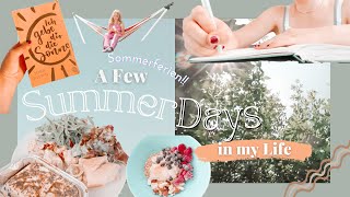 SUMMER DAYS Die ersten Tage meiner Sommerferien  vlog  Viel lesen Grillen Kreativ sein [upl. by Kieger]