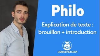 Explication de texte  brouillon et introduction  Philosophie  Terminale  Les Bons Profs [upl. by Beatriz]