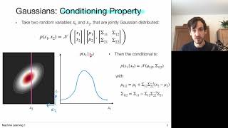 121 Some Properties Of Gaussian Distributions UvA  Machine Learning 1  2020 [upl. by Murat]