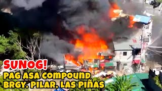 Sunog sa Pag asa Compound Brgy Pilar Las Piñas [upl. by Norabal431]